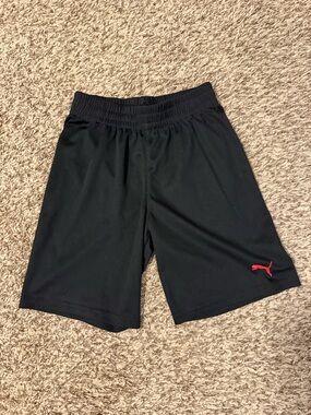 Puma Kids’ Black Active Shorts
